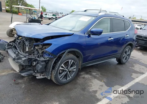 2019 Nissan Rogue Sv из США, поврежденный, VIN JN8AT2MV0KW383603